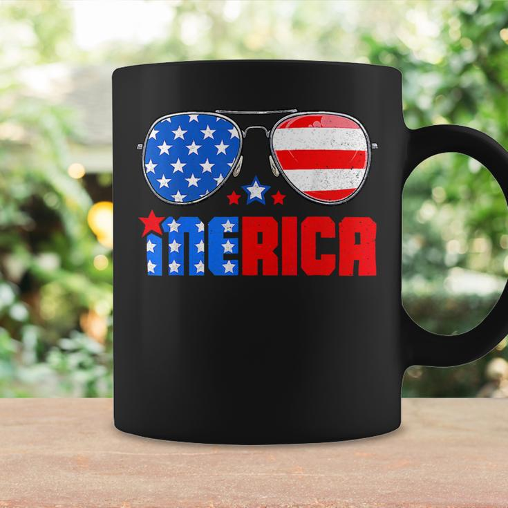 4Th Of July Shirt Merica Sunglasses All America Usa Flag Coffee Mug Gifts ideas