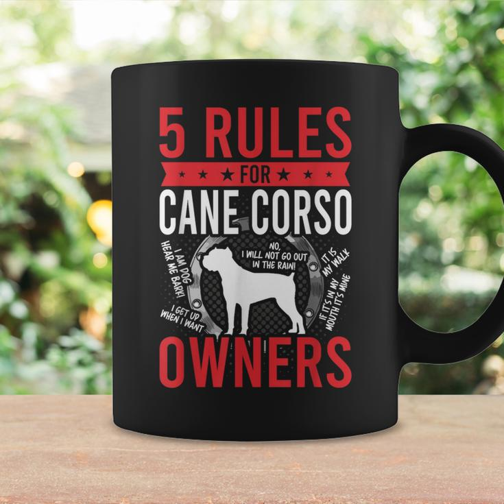 5 Rules For Cane Corso Dog Lover Coffee Mug Gifts ideas