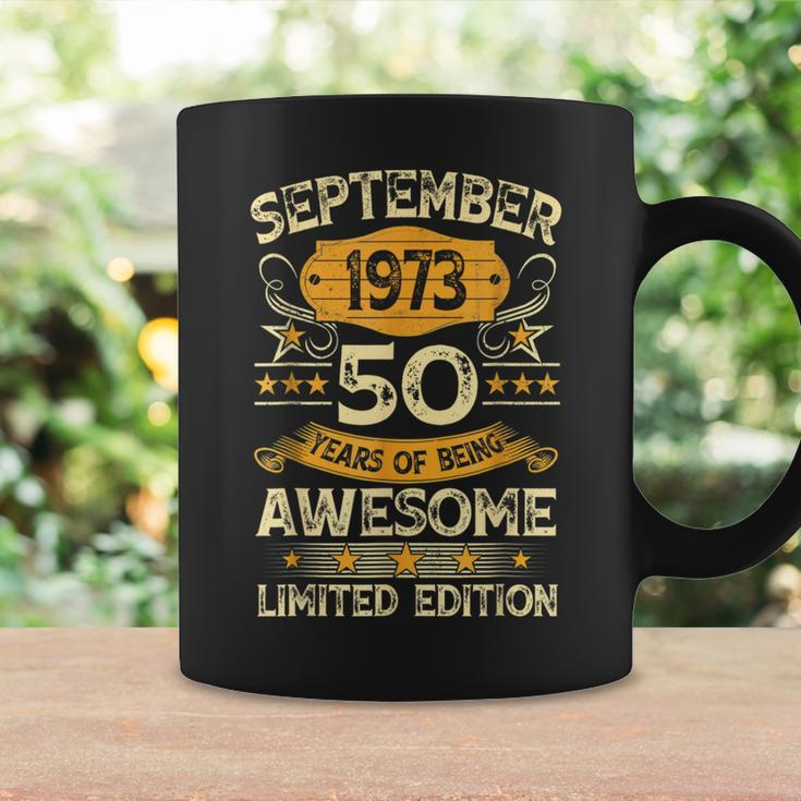 50 Years Old Vintage September 1973 50Th Birthday Coffee Mug Gifts ideas