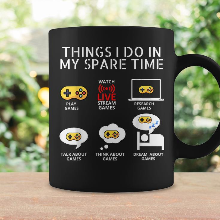 6 Things I Do In My Spare Time Play Game Video Games Gift Games Funny Gifts Coffee Mug Gifts ideas