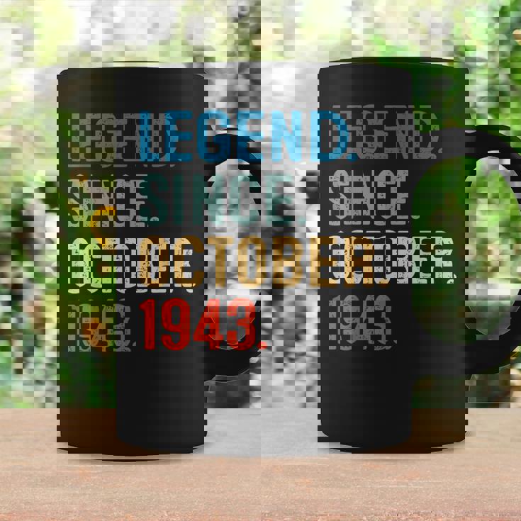 80 Year Old 80Th Birthday Legend Since October 1943 Coffee Mug Gifts ideas