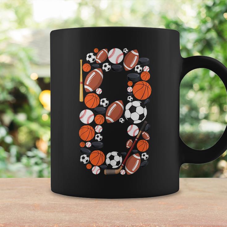 8Th Birthday Boy Kids 8 Years Old Sports Baller Coffee Mug Gifts ideas