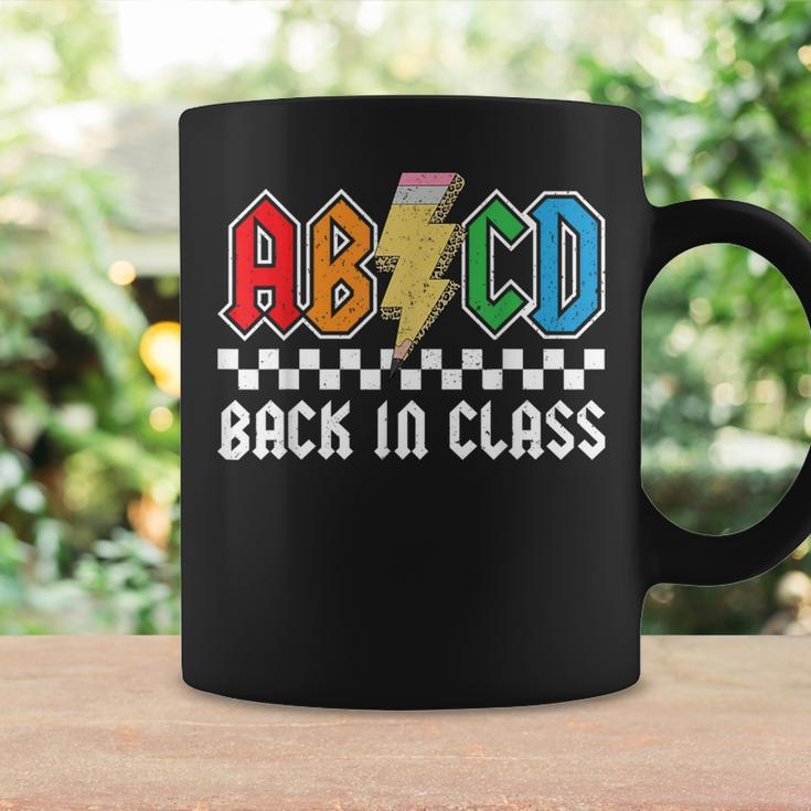 Abcd Back In Class Rocks Back To School Boys Girls Teacher Coffee Mug Gifts ideas