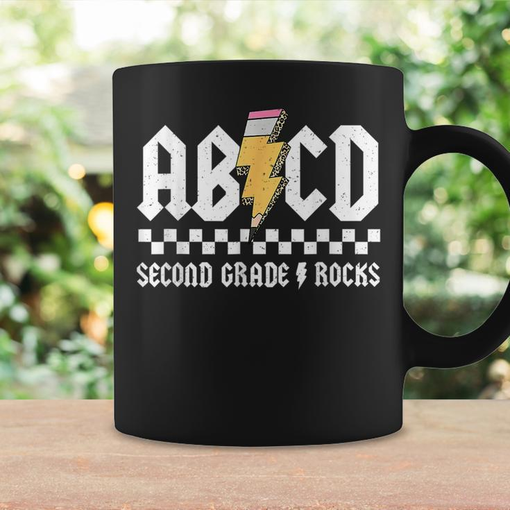 Abcd Second Grade Rocks Pencil Lightning Back To School 2023 Coffee Mug Gifts ideas