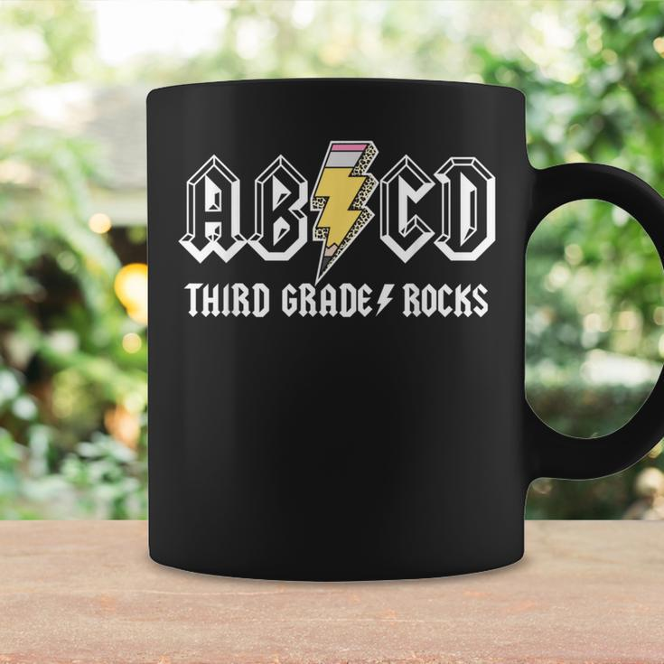Abcd Third Grade Rocks Teacher Kid 3Rd Grade Back To School Coffee Mug Gifts ideas