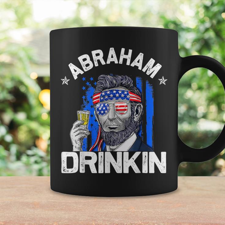 Abraham Drinkin Funny Abe Lincoln Merica Usa July 4Th Coffee Mug Gifts ideas