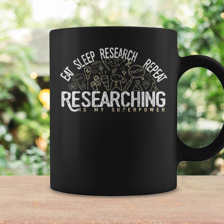 Academics Researcher Eat Sleep Research Repeat Coffee Mug Gifts ideas