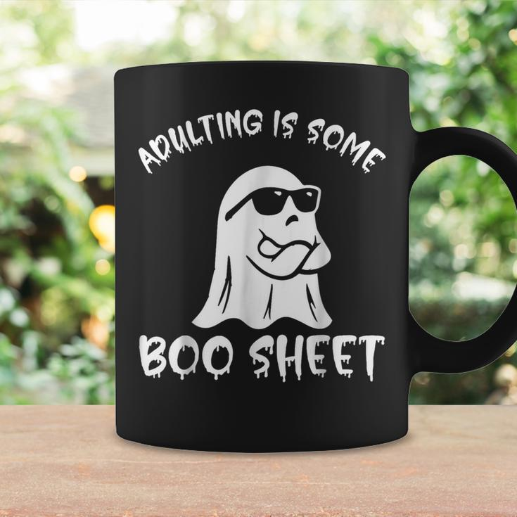 Adulting Is Some Boo Sheet Ghost Halloween Costume Coffee Mug Gifts ideas