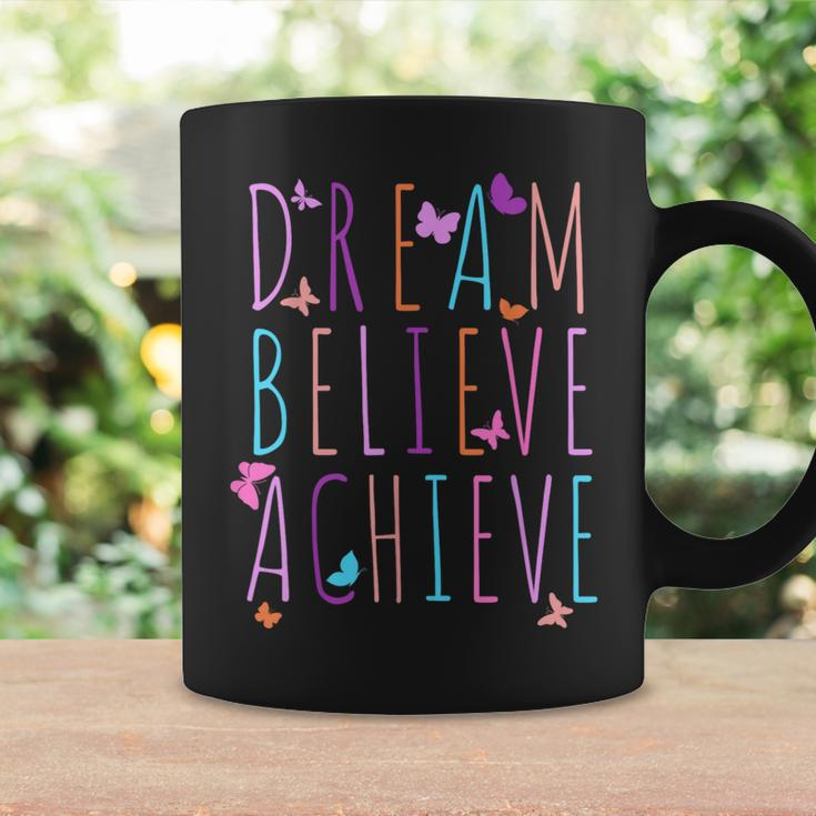 Affirmation For Girls Butterfly Dream Believe Achieve Coffee Mug Gifts ideas