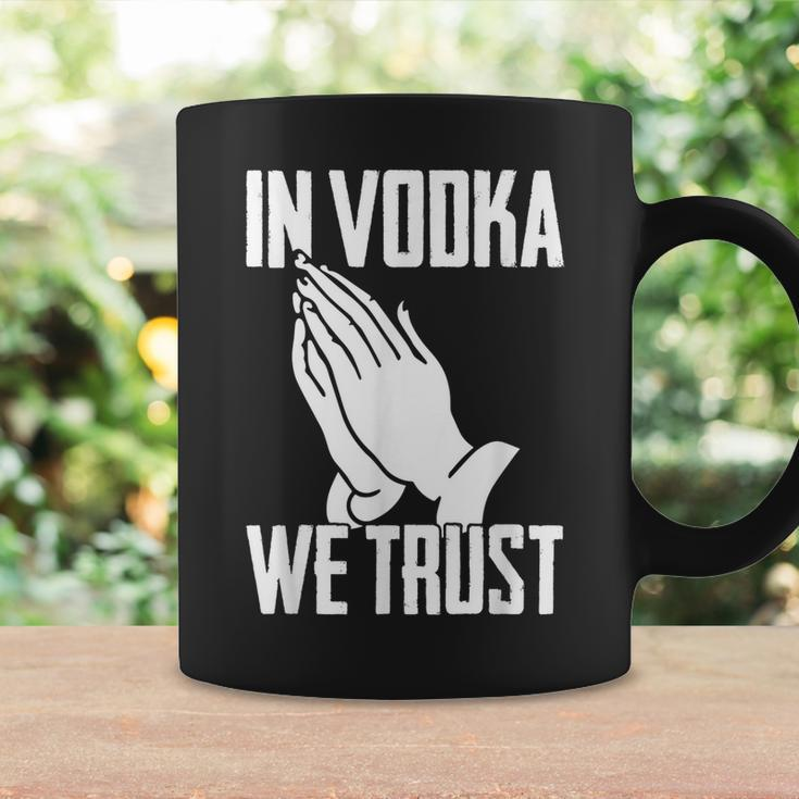 Alcohol In Vodka We Trust Sarcasm Men Women Adult Coffee Mug Gifts ideas