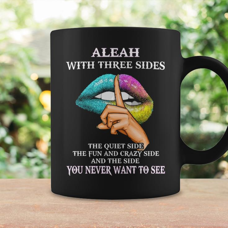 Aleah Name Gift Aleah With Three Sides Coffee Mug Gifts ideas