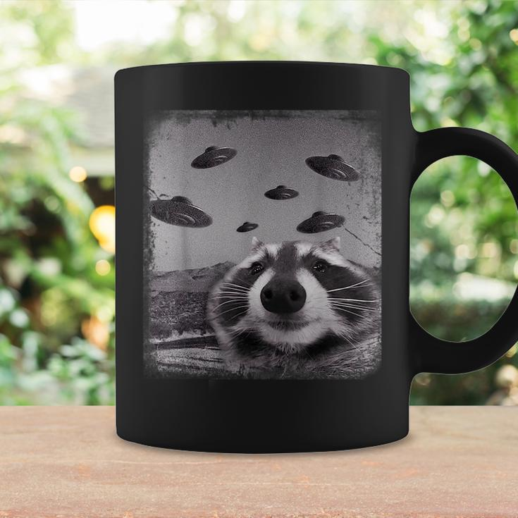 Alien Ufo Racoon Meme Funny UFO Funny Gifts Coffee Mug Gifts ideas