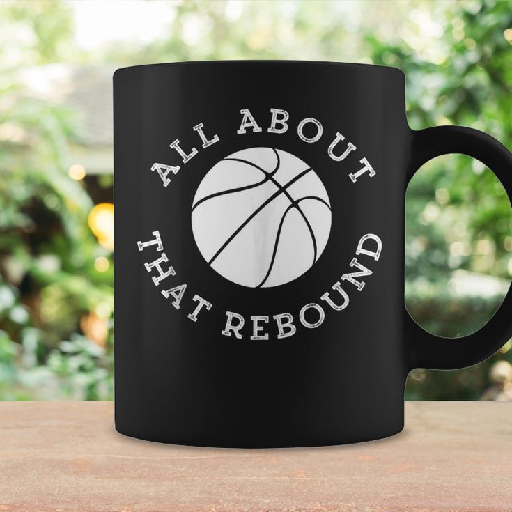 All About That Rebound Motivational Basketball Team Player Coffee Mug Gifts ideas