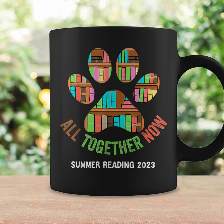 All Together Now Summer Reading Program 2023 Books Dog Paw Coffee Mug Gifts ideas
