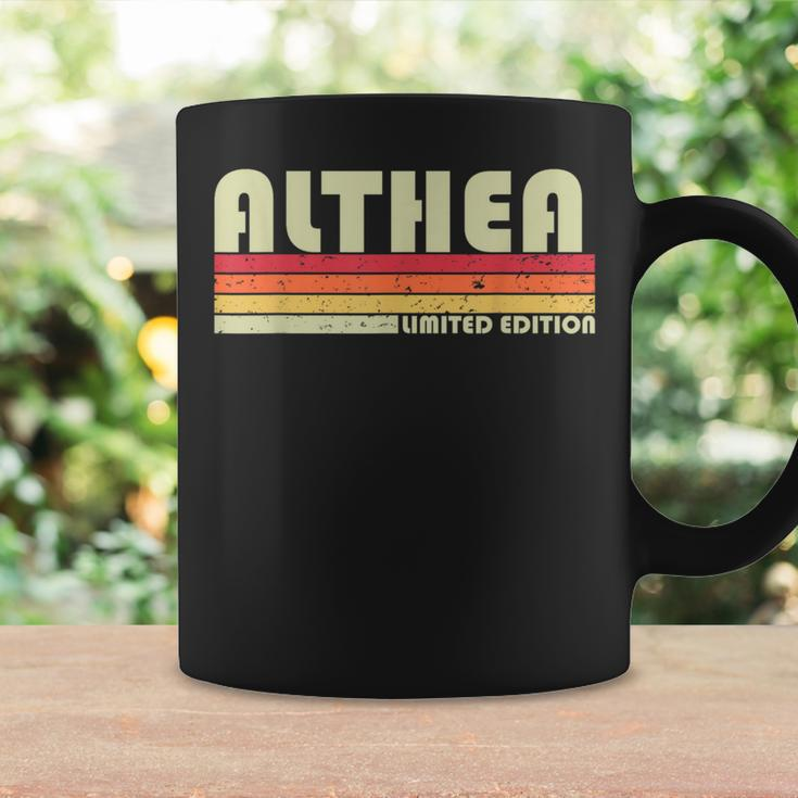 Althea Gift Name Personalized Retro Vintage 80S 90S Birthday 90S Vintage Designs Funny Gifts Coffee Mug Gifts ideas