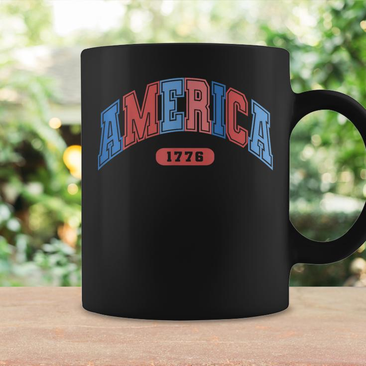 America 4Th Of July Retro Usa Memorial Day America Baseball Coffee Mug Gifts ideas