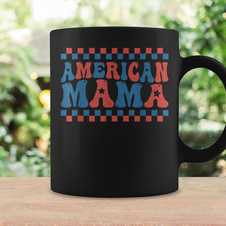 America Mama Retro Groovy Mommy Mom Mothers Day Gifts For Mom Funny Gifts Coffee Mug Gifts ideas