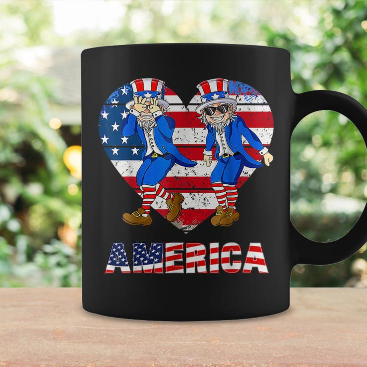 America Uncle Sam Griddy Dance Funny 4Th Of July Coffee Mug Gifts ideas