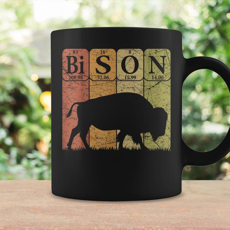 American Bison Periodic Table Elements Buffalo Retro Coffee Mug Gifts ideas