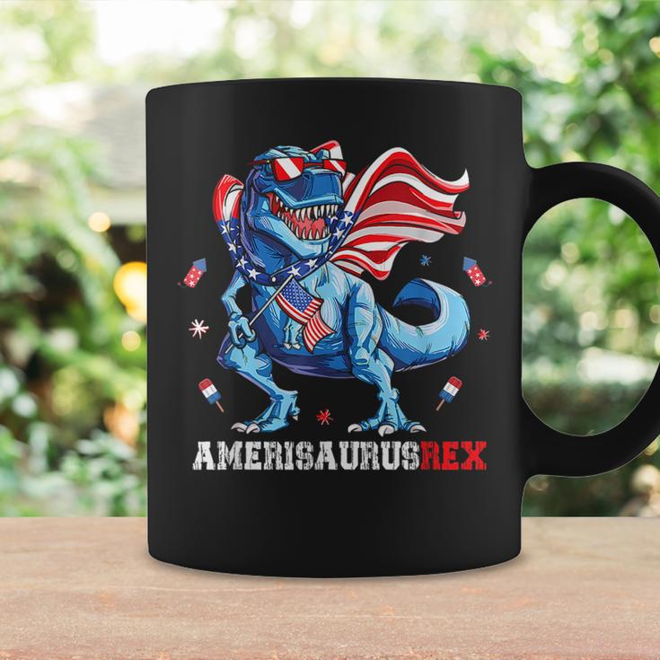 American Flag 4Th Of JulyRex Dinosaur Amerisaurus Rex Boy Coffee Mug Gifts ideas