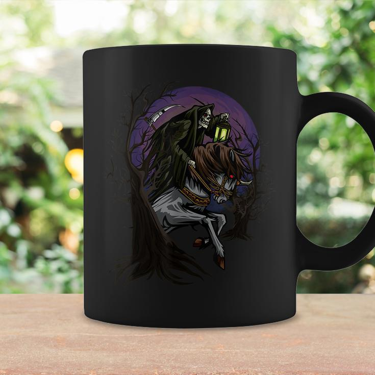 Angel Of Death Grim Reaper Scary Halloween Horror Graphic Scary Halloween Coffee Mug Gifts ideas