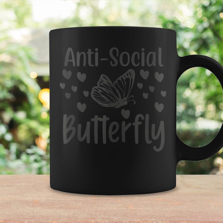 Anti-Social-Butterfly Communication Quotes Coffee Mug Gifts ideas