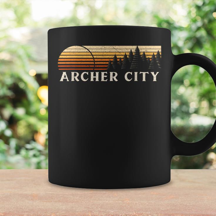 Archer City Tx Vintage Evergreen Sunset Eighties Retro Coffee Mug Gifts ideas