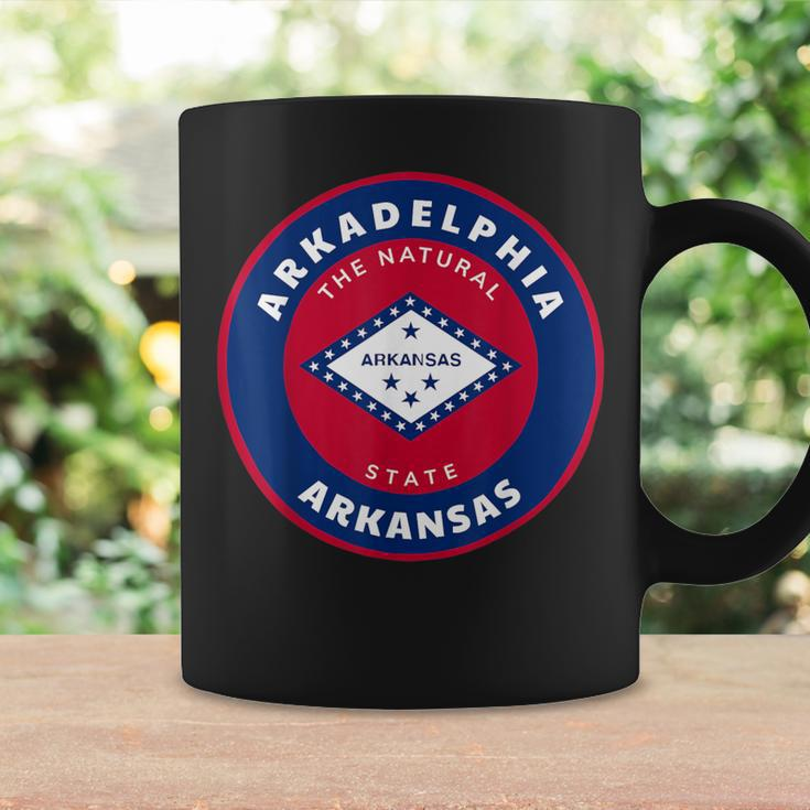 Arkadelphia Arkansas Ar Flag Badge Roundlet Souvenir Coffee Mug Gifts ideas