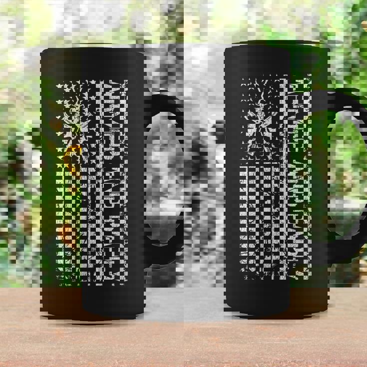 Armed And Dadly Funny Deadly Father Fathers Day Gun Pun Coffee Mug Gifts ideas