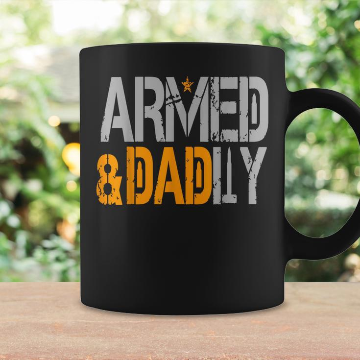 Armed And Dadly Funny Deadly Father For Fathers Day 2023 Coffee Mug Gifts ideas