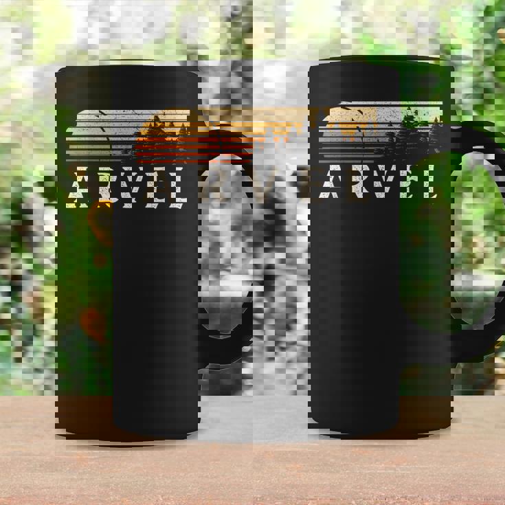 Arvel Ky Vintage Evergreen Sunset Eighties Retro Coffee Mug Gifts ideas