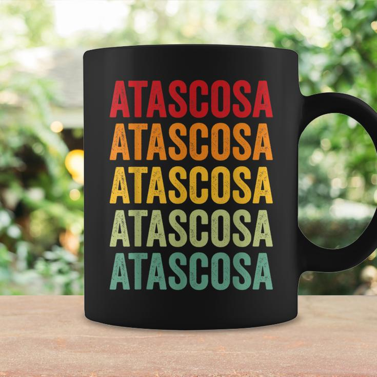 Atascosa County Texas Rainbow Text Coffee Mug Gifts ideas