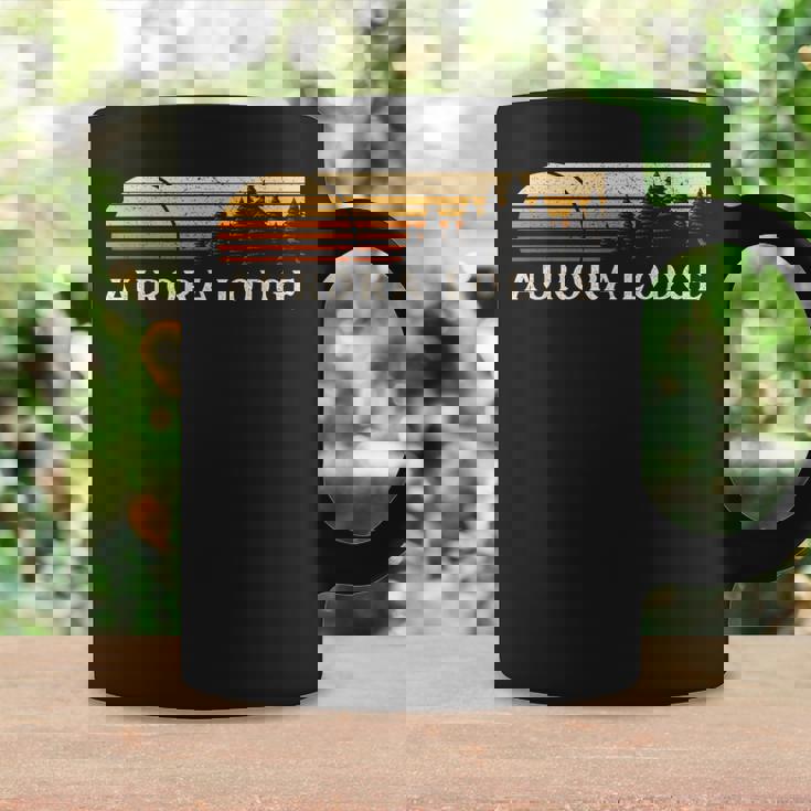 Aurora Lodge Ak Vintage Evergreen Sunset Eighties Retro Coffee Mug Gifts ideas