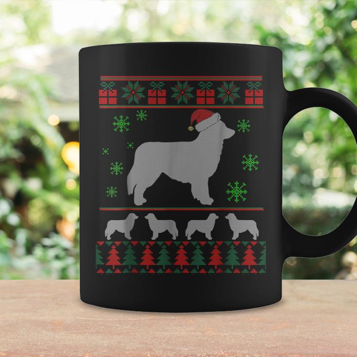 Aussie Shepherd Dog Ugly Christmas Sweater Dog Lovers Coffee Mug Gifts ideas