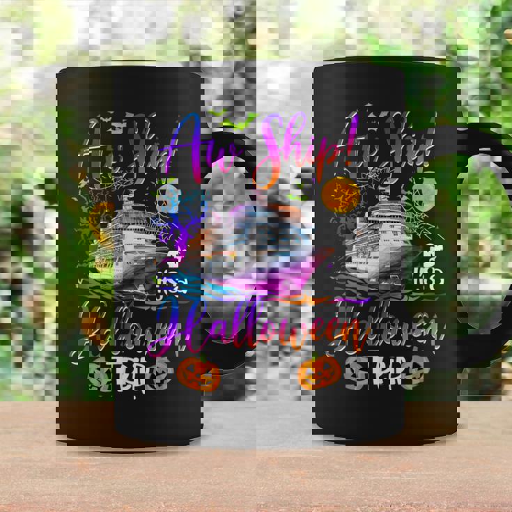 Aw Ship Halloween Cruise Squad Family 2023 Cruising Crew Coffee Mug Gifts ideas