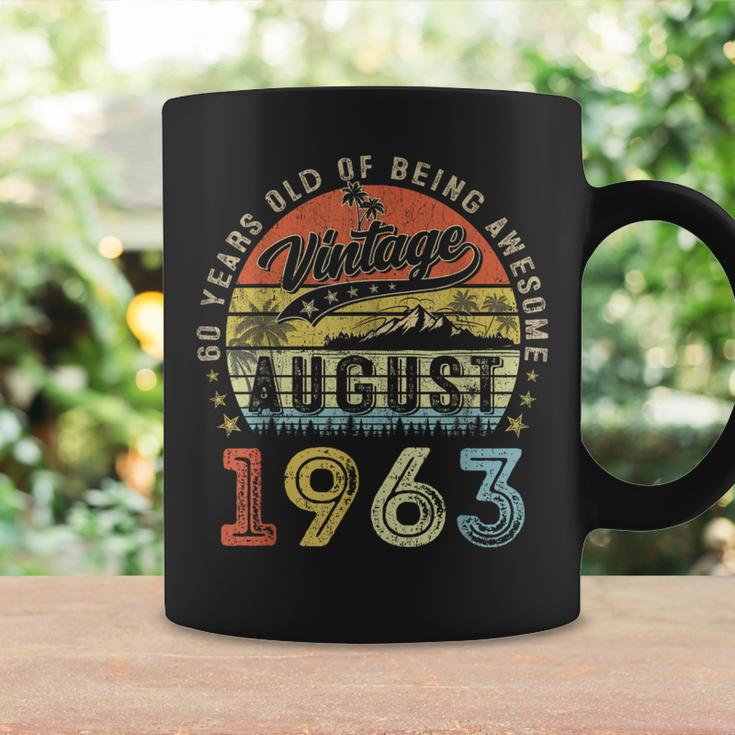 Awesome Since August 1963 Vintage Gift Men 60Th Birthday Coffee Mug Gifts ideas