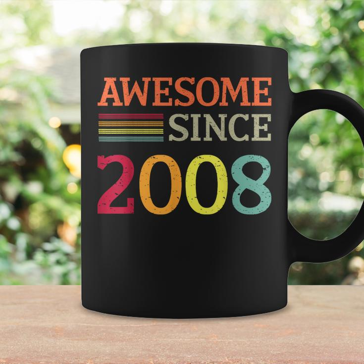 Awesome Since 2008 15Th Birthday Retro Vintage Coffee Mug Gifts ideas