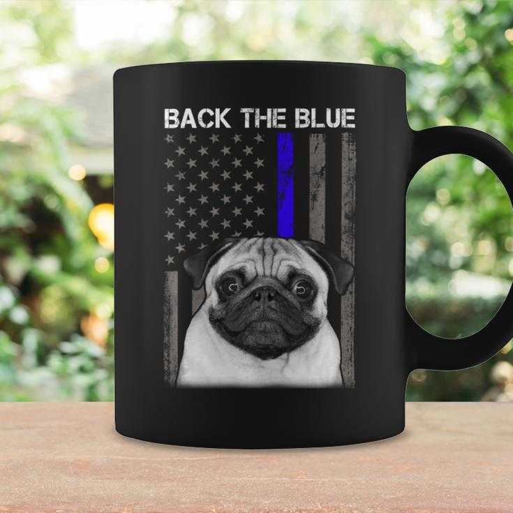 Back The Blue Thin Blue Line Us Flag Pug Do Coffee Mug Gifts ideas