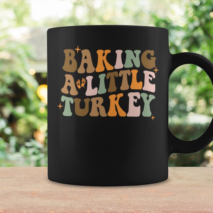 Baking A Little Turkey Pregnancy Announcement Baby Reveal Coffee Mug Gifts ideas