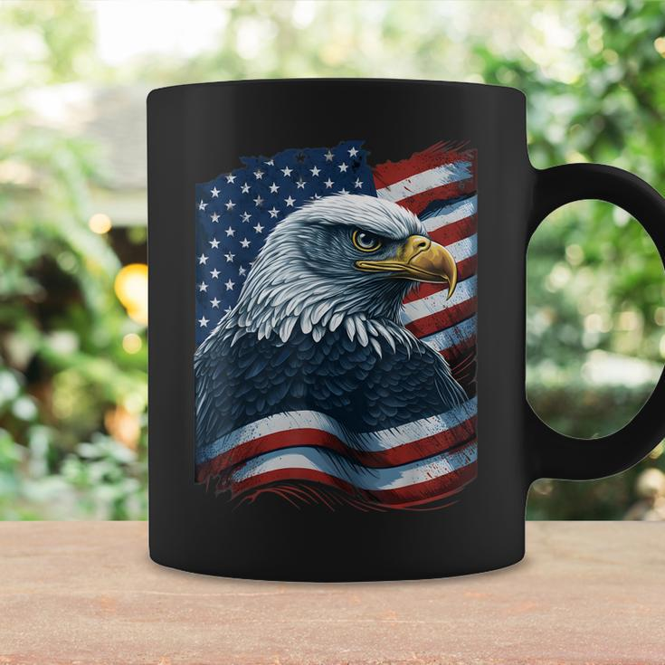 Bald Eagle Proud Patriotic American Us Flag 4Th Of July Coffee Mug Gifts ideas