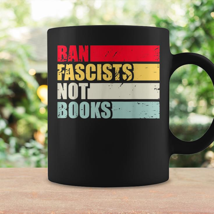Ban Fascists Not Book Vintage Retro Style For October Coffee Mug Gifts ideas