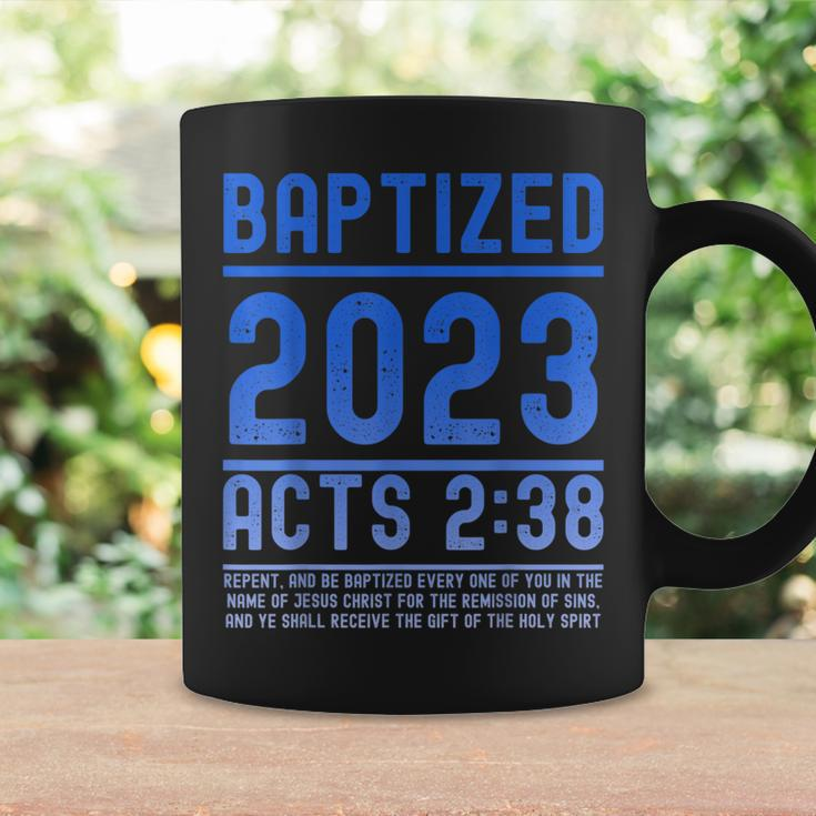 Baptized In 2023 Bible Verse For Christian Water Baptisms Coffee Mug Gifts ideas