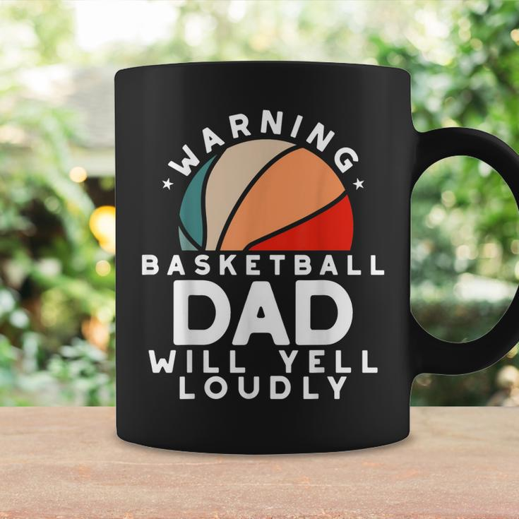 Basketball Dad Warning Funny Protective Father Sports Love Coffee Mug Gifts ideas
