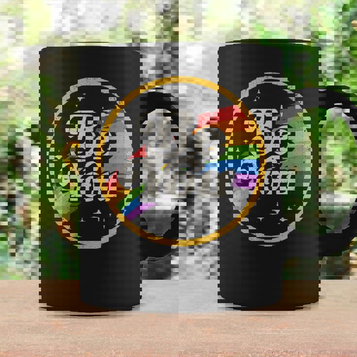 Be You Rainbow Flag Galaxy Lgbtq Pride Gay Lgbt Ally Pride Coffee Mug Gifts ideas
