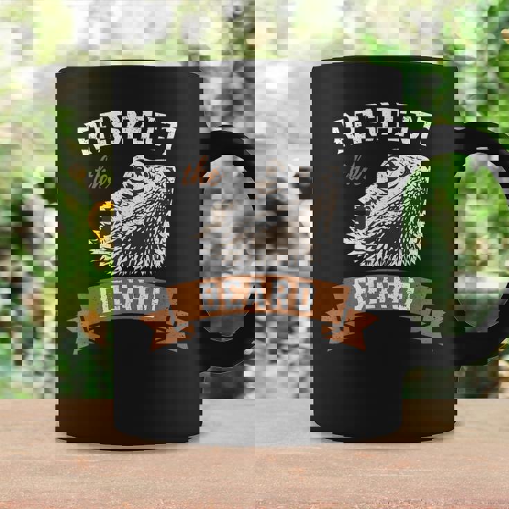 Bearded Dragon Respect The Beard Lizard And Reptile Coffee Mug Gifts ideas