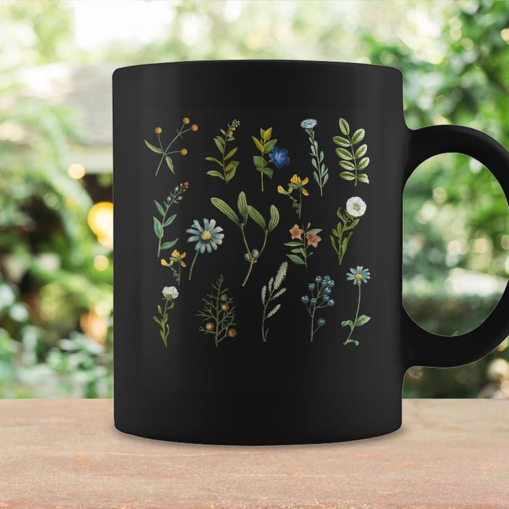 Beautiful Vintage Botanical Floral Wildflower Girl Women Coffee Mug Gifts ideas