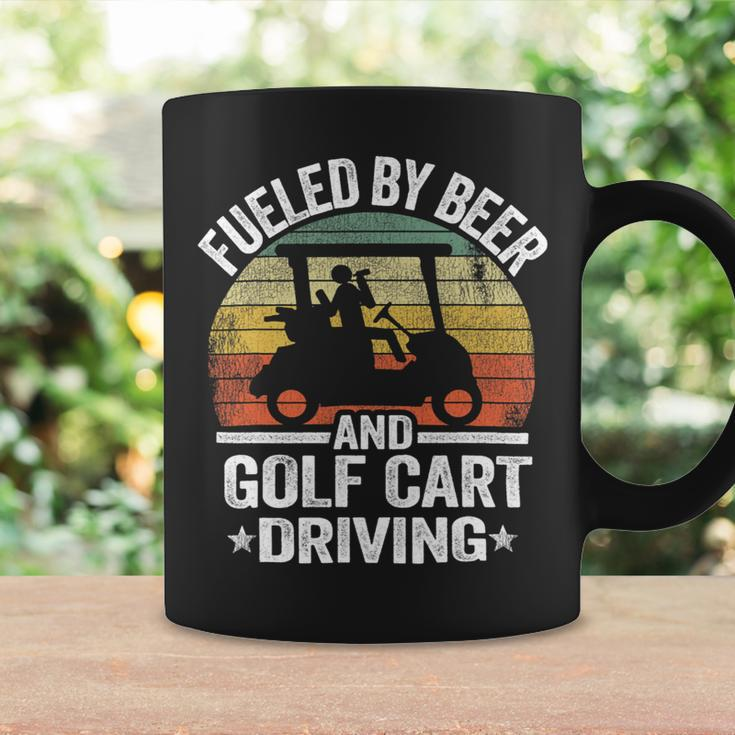 Beer Fueled By Beer And Golf Cart Driving Humor Funny Golfing Coffee Mug Gifts ideas