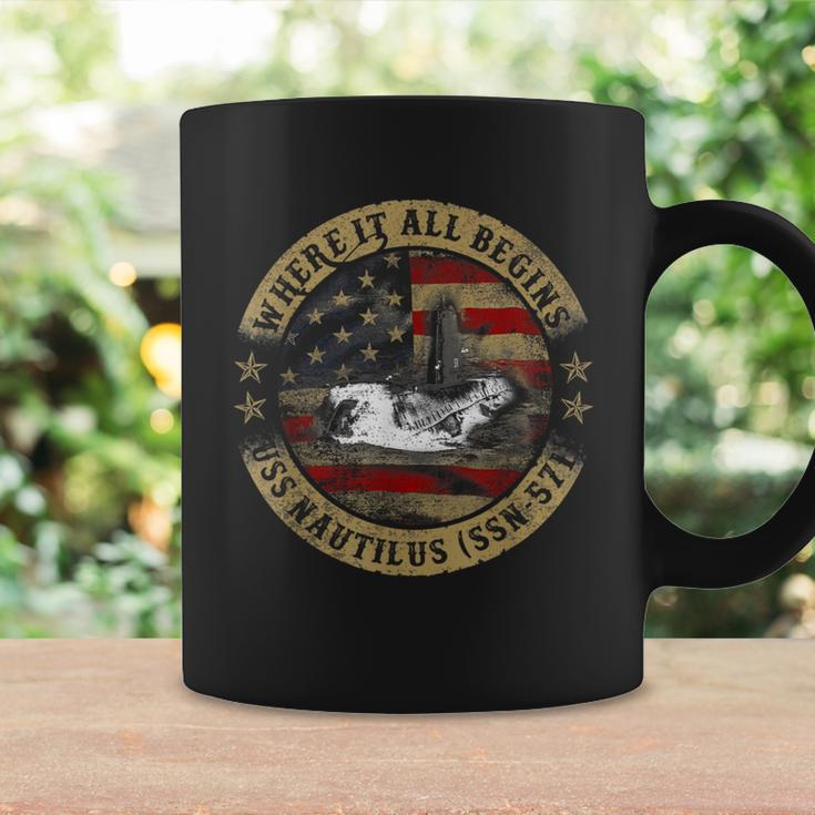 Where It All Begins Uss Nautilus Ssn 571 Us Army Coffee Mug Gifts ideas