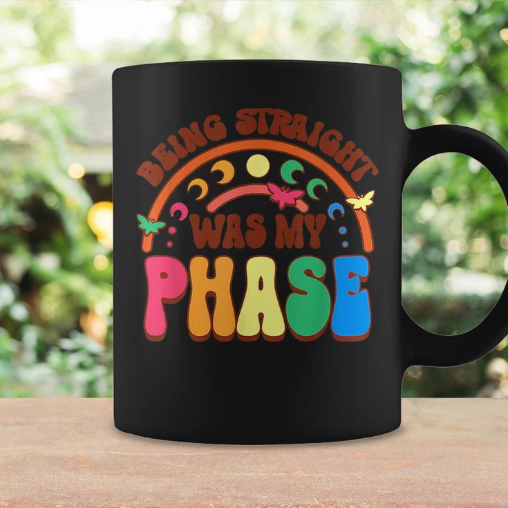 Being Straight Was My Phase Groovy Lgbt Pride Month Gay Les Coffee Mug Gifts ideas
