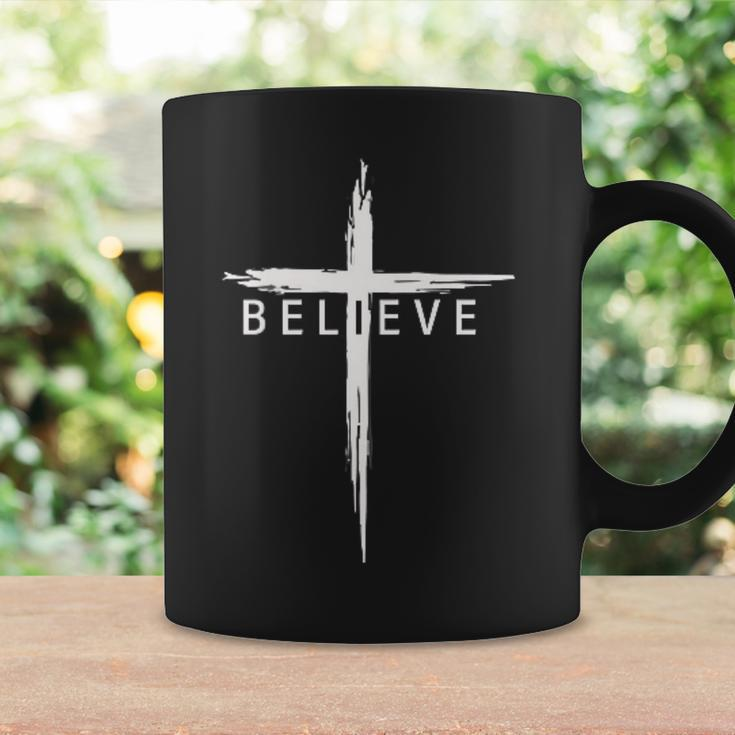 Believe Christian Cross Jesus Christ Christians Coffee Mug Gifts ideas